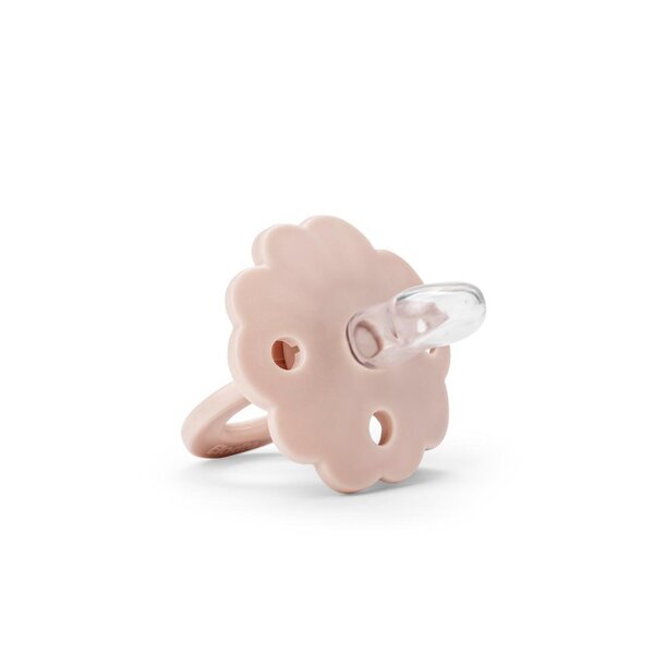 Elodie Details natural rubber pacifier 0-6M, Binky Bloom Powder Pink  - Elodie Details