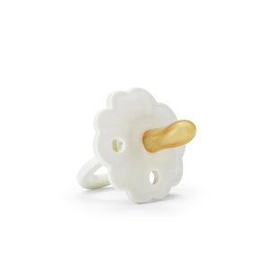 Elodie Details natural rubber pacifier 0-6M, Binky Bloom Vanilla White  - Elodie Details