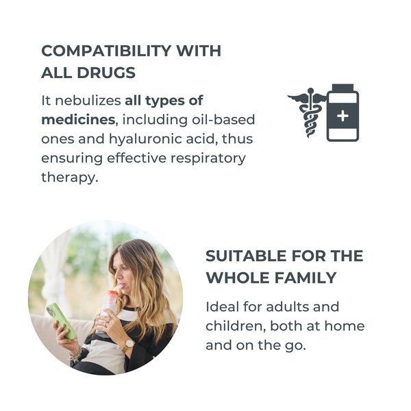 Nuvita Portable Compressor Nebuliser - Nuvita