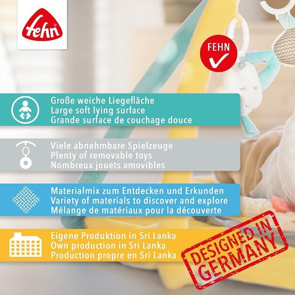 Fehn 3-D развивающий коврик, Sloth - Fehn