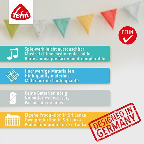 Fehn музыкальная игрушка, Sloth - Fehn