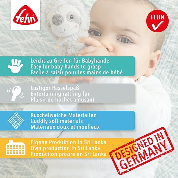 Fehn погремушка, Sloth - Fehn