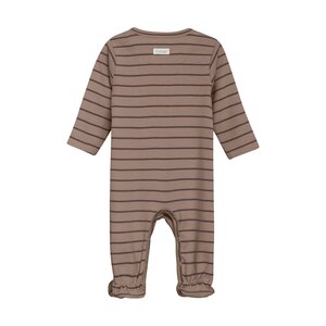 Fixoni Romper LS w. Feet Rib - NAME IT
