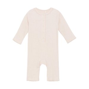 Fixoni Romper LS Melange Rib - NAME IT