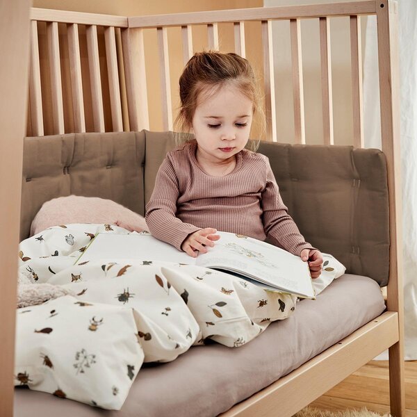 Leander бортик для кровати for Linea baby cot, Mocca - Leander