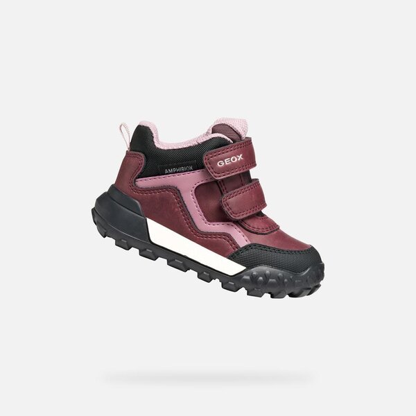 Geox ботинки B trekkyup Burgundy/Rose - Geox