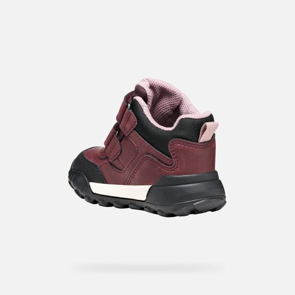 Geox ботинки B trekkyup Burgundy/Rose - Geox