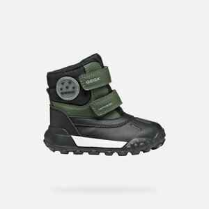 Geox ботинки B trekkyup Dk Green/Black - Geox