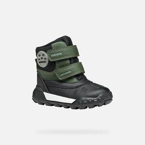 Geox ботинки B trekkyup Dk Green/Black - Geox