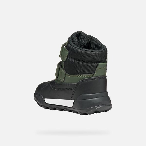 Geox ботинки B trekkyup Dk Green/Black - Geox