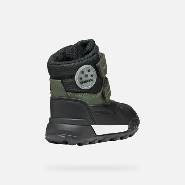 Geox ботинки B trekkyup Dk Green/Black - Geox