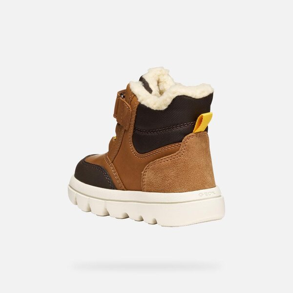 Geox ботинки B willaboom Tobacco/Dk Brown - Geox