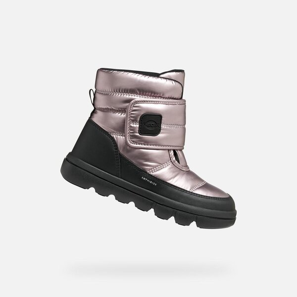 Geox ботинки J willaboom Lt Lilac/Black - Geox