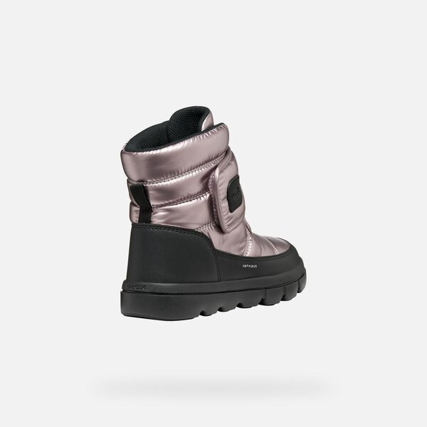 Geox ботинки J willaboom Lt Lilac/Black - Geox
