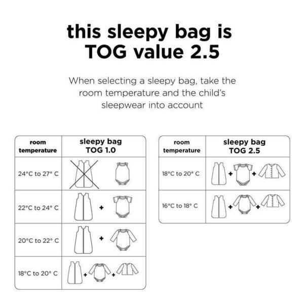 Done by Deer спальный мешок TOG 2.5 Playground 90 cm Powder - Done by Deer