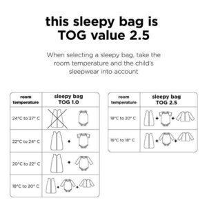 Done by Deer sleeping bag TOG 2.5 Playground 90 cm Powder - Done by Deer