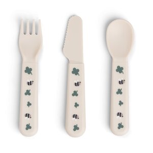 Done by Deer Foodie cutlery set Tiny farm Sand - Done by Deer