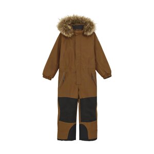 Color Kids Coverall W. Contrast & Fur - Color Kids