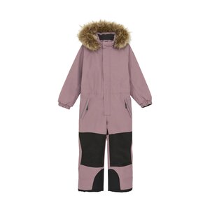 Color Kids Coverall W. Contrast & Fur - Color Kids