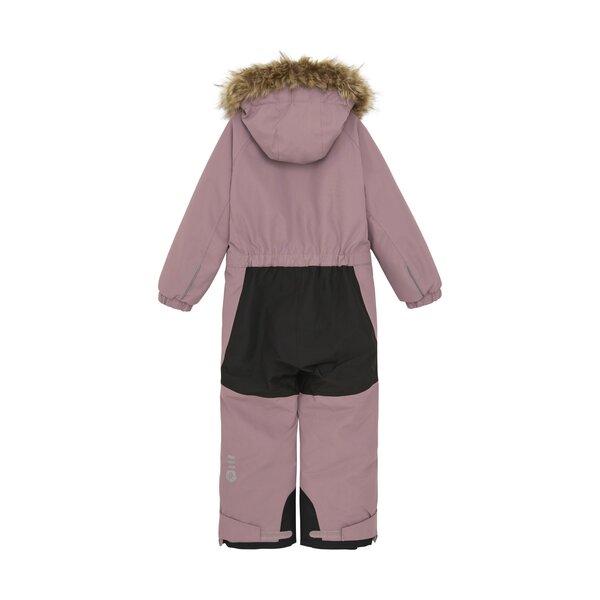Color Kids Coverall W. Contrast & Fur - Color Kids