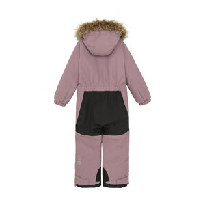 Color Kids Coverall W. Contrast & Fur - Color Kids