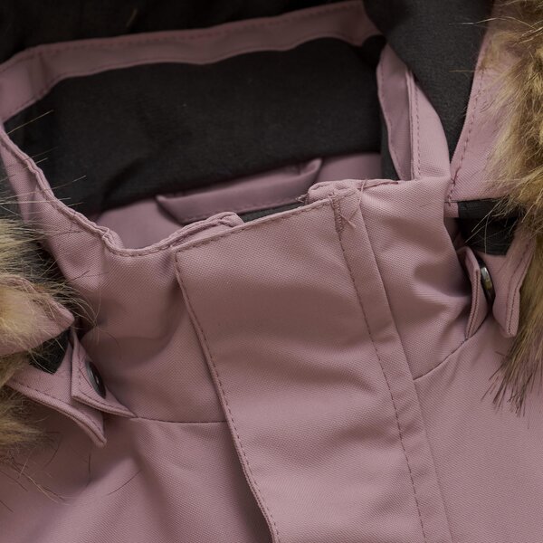 Color Kids Coverall W. Contrast & Fur - Color Kids