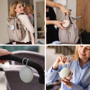 BabyOno silicone soother case Beige - Suavinex
