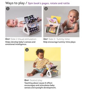 Taf Toys Tummy Time Spinning Book - Taf Toys