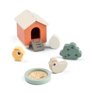 Done by Deer деревянная игрушка Tiny farm play set Clucky - Done by Deer