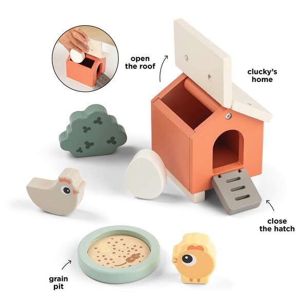 Done by Deer Tiny farm play set Clucky - Done by Deer