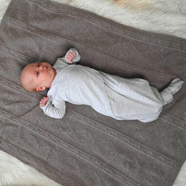 Nordbaby meriinovillast tekk 75x100cm Meriia Beige - Nordbaby
