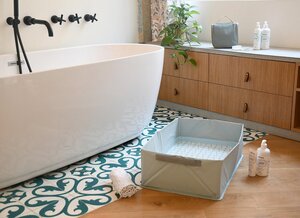 Beaba Cameleo foldable pop up bath Green Blue - Tinynord