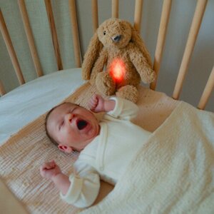 Zazu Rabbit Night Lamp with sound Beige - Zazu
