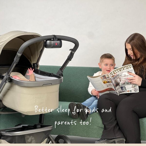 Zazu ROBBY Baby rocker with cry sensor Black - Zazu