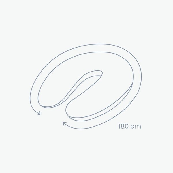 Doomoo Buddy maternity and nursing pillow Corduroy Green - Doomoo