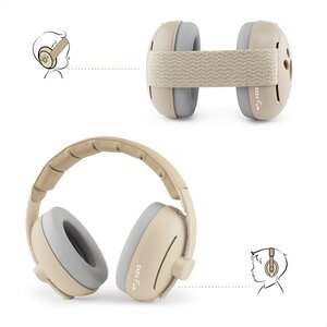 Zazu Ear Protection 2-in-1 Baby/Toddler Beige - Dooky
