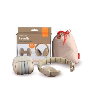 Zazu Ear Protection 2-in-1 Baby/Toddler Beige - Dooky