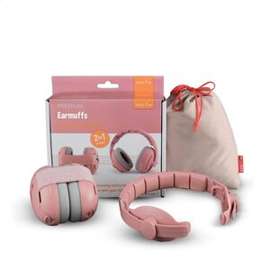 Zazu Ear Protection 2-in-1 Baby/Toddler Pink - Dooky
