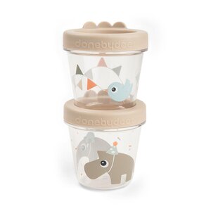 Done by Deer Baby food container 2-pack Celebration Sand - Done by Deer