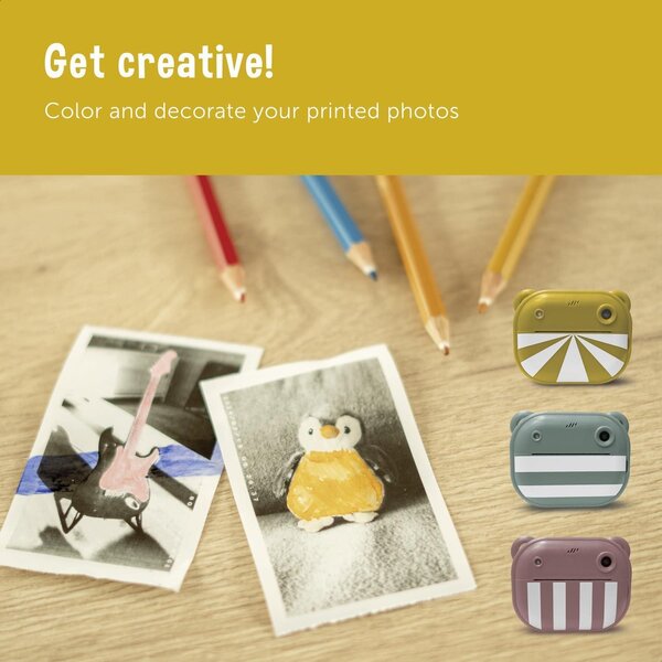 Zazu Fun Digital Camera for Kids with Printer Green - Zazu