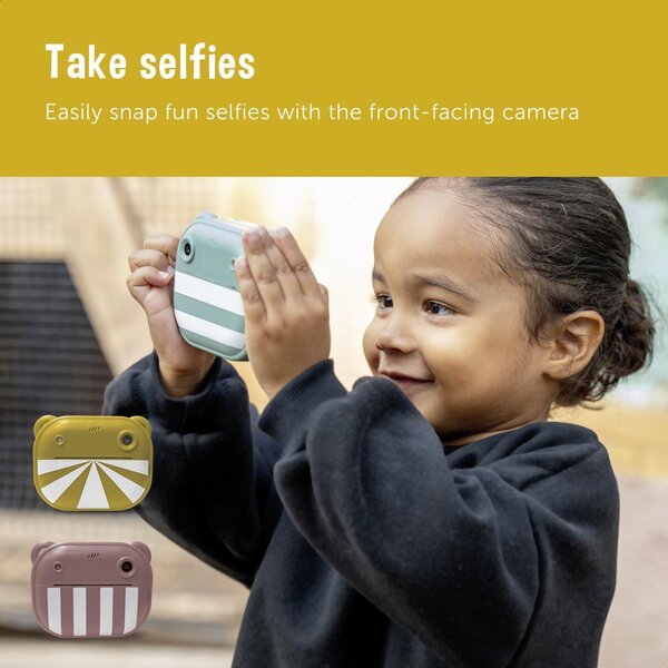 Zazu Fun Digital Camera for Kids with Printer Green - Zazu