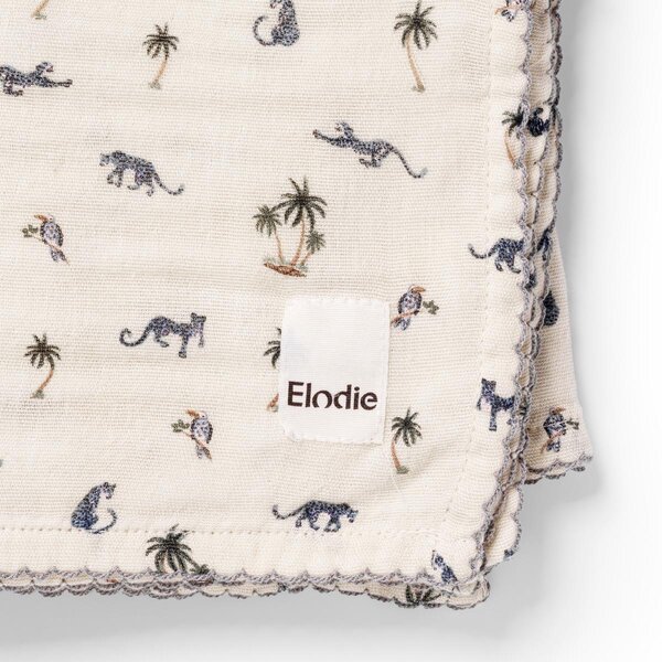 Elodie Details Bamboo Muslin Blanket  Garden Leos Resort - Elodie Details