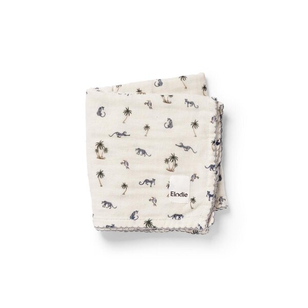 Elodie Details Bamboo Muslin Blanket  Garden Leos Resort - Elodie Details