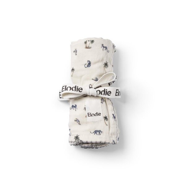 Elodie Details Bamboo Muslin Blanket 80x80cm, Garden Leos Resort - Elodie Details