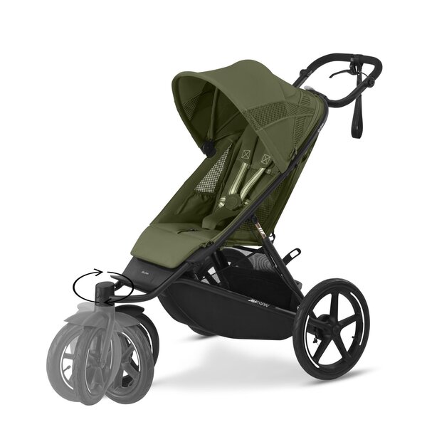 Cybex Avi Spin jogging stroller, Moss Green - Cybex