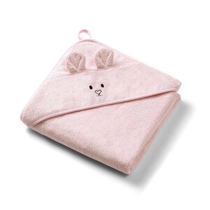 BabyOno Bamboo hooded towel 100x100cm Pink - BabyOno