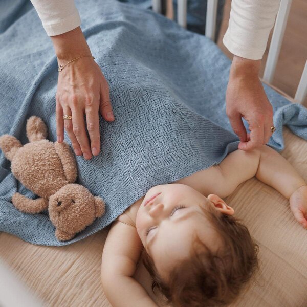 BabyOno бамбуковое одеяло 75x100cm, Blue - BabyOno