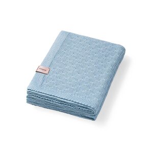 BabyOno Bamboo knitted blanket 75x100cm, Blue - BabyOno