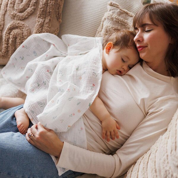 BabyOno crinkled muslin diapers 70x70cm, Pink 3pcs  - BabyOno