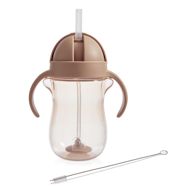 Munchkin бутылочка с соломинкой 296ml Dog Beige - Munchkin